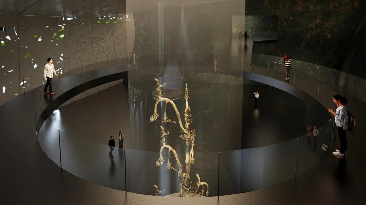 BIM Architecture | Gu Shu Yu Zhang: Scheme Design for the New Building of Sanxingdui Museum/Beijing Institute of Architectural Design and Research Co., Ltd