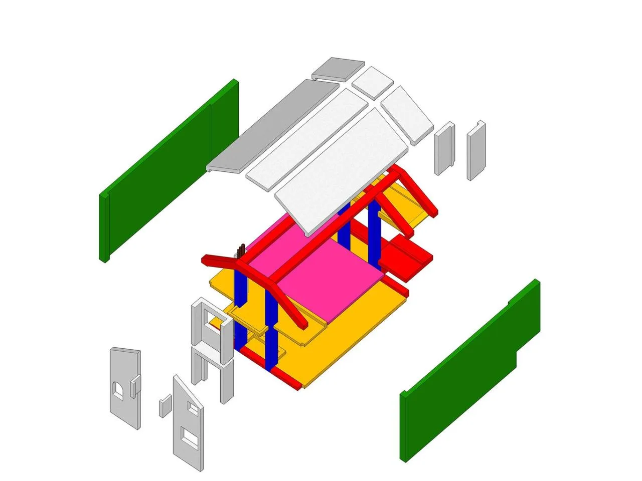 BIM architecture | Pet hotel: kennel/high-rise building