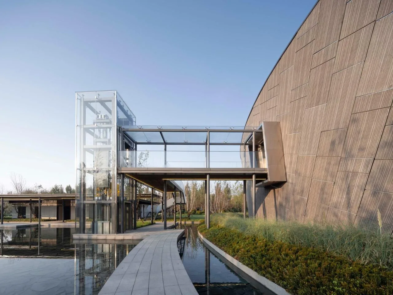 BIM Architecture | Jining Canal Culture and Art Center/Architectural Landscape Design