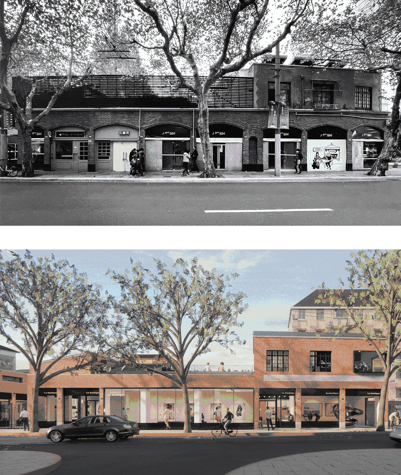 BIM architecture | The 'head' plot of Yuyuan Road is about to rejuvenate/Sanyi China