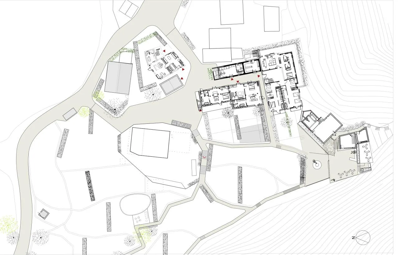 BIM Architecture | Tonglu Liuyun Township Villa, Hidden Secret Realm in the Mountains/MDO Mujun Architectural Design