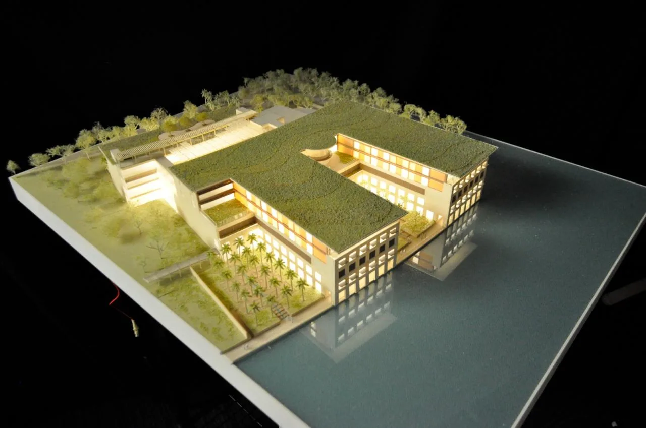 BIM Architecture | Garden style Rehabilitation Hospital/Safdi Architecture Firm