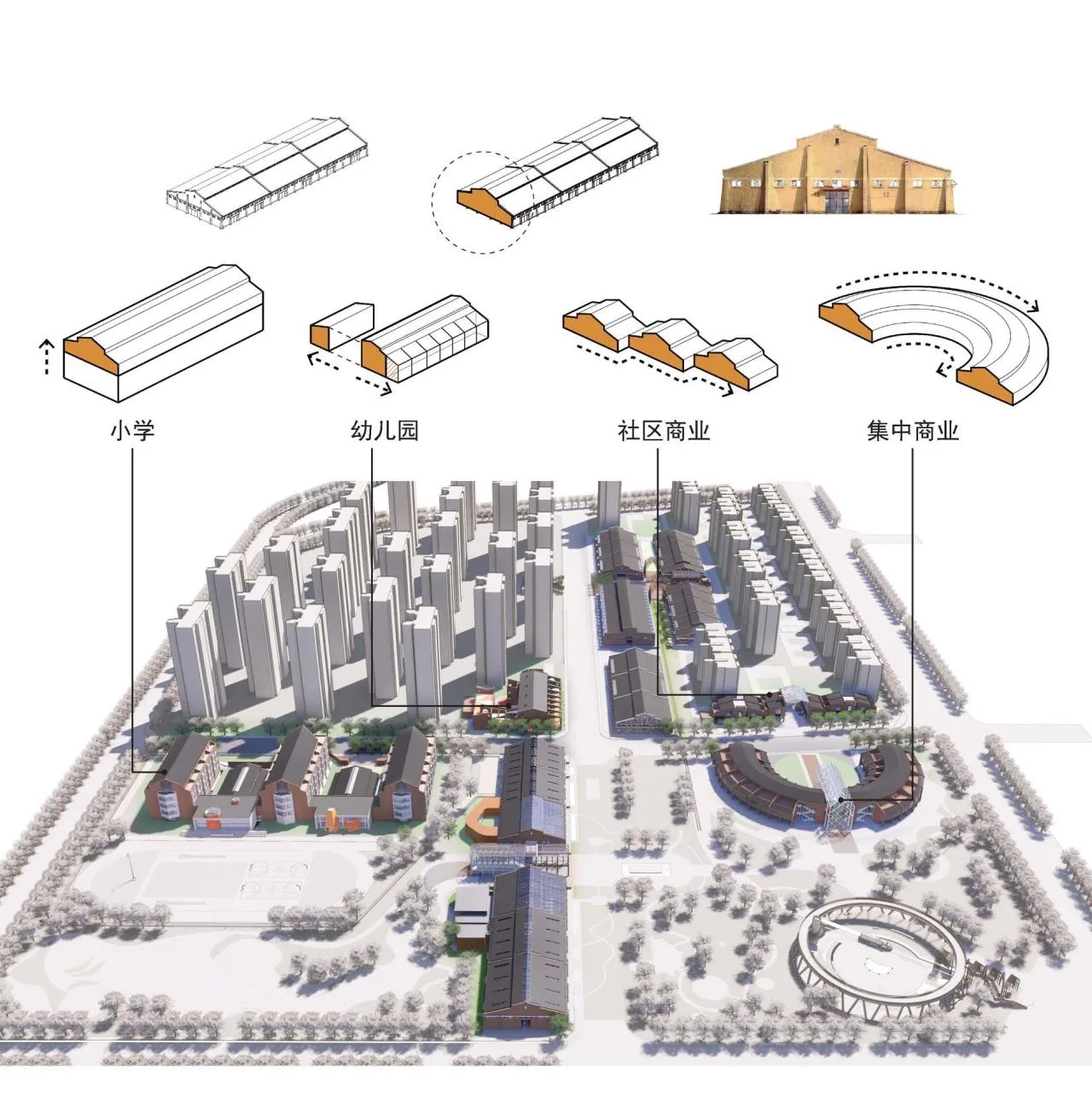 BIM Architecture | Shenyang East Trade Warehouse Renovation/URBANUS Urban Practice