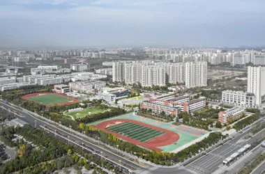 BIM Design for the Bridge Teaching Building at Yancheng Foreign Language School Innovation Center by General Architecture-BIM WORLD
