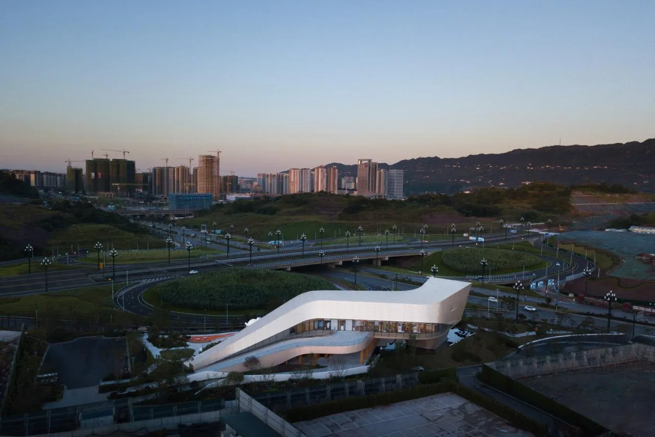 BIM Architecture | Integrated Design of Wooden Construction | Yibin Bai Lan Aesthetics Museum: How does architecture grow on the ground?