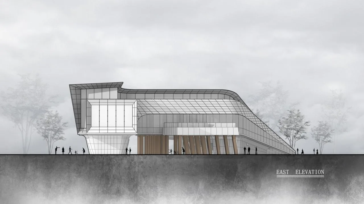 BIM Architecture | Integrated Design of Wooden Construction | Yibin Bai Lan Aesthetics Museum: How does architecture grow on the ground?