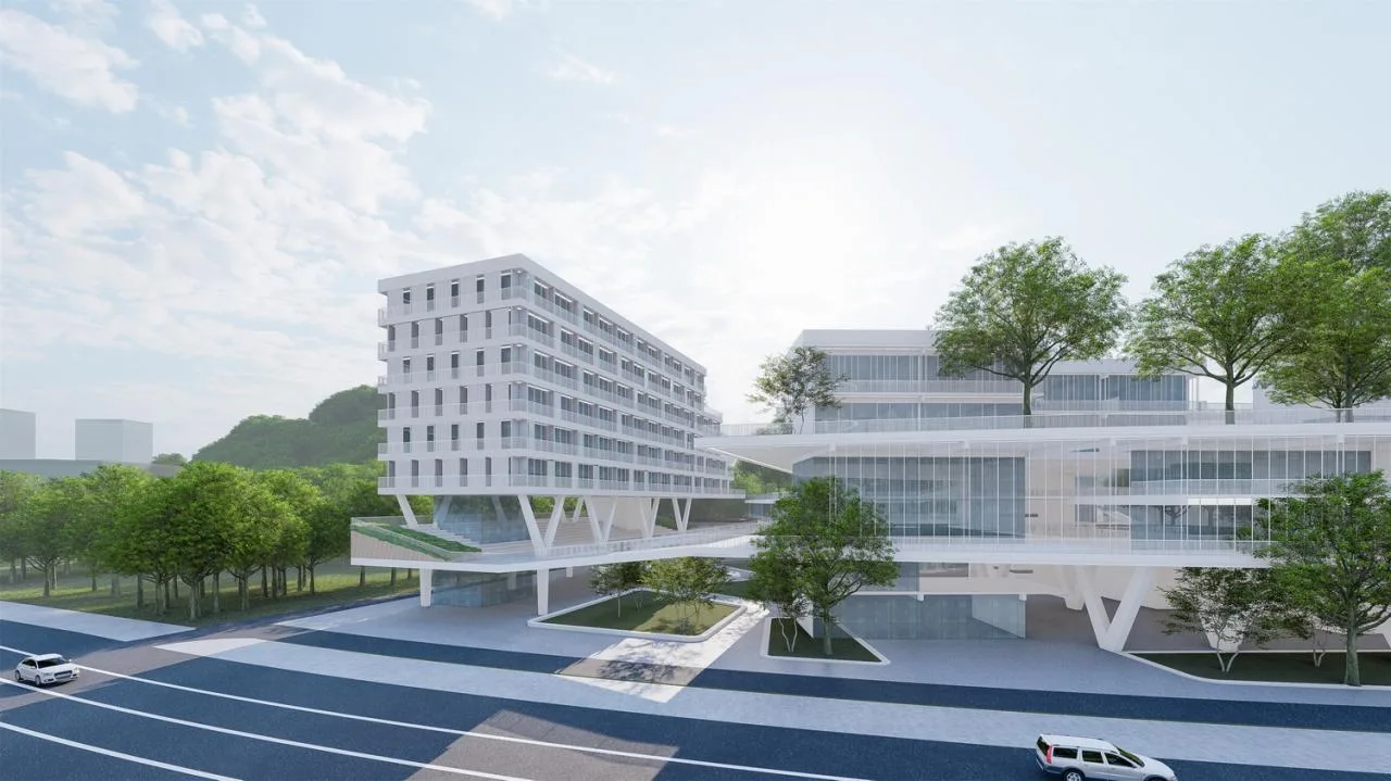 BIM Architecture | Mountain School: Shenzhen No.33 Senior High School (Bid Candidate)/Shanghai Huadu Architectural Planning and Design Co., Ltd