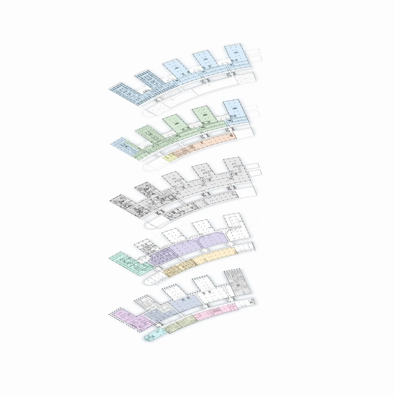 BIM Architecture | Garden style Rehabilitation Hospital/Safdi Architecture Firm