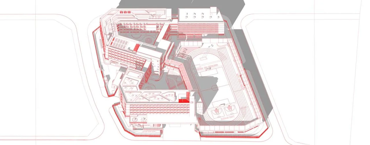 BIM Architecture | Rixin Primary School/Shendu Design in Pingshan District, Shenzhen
