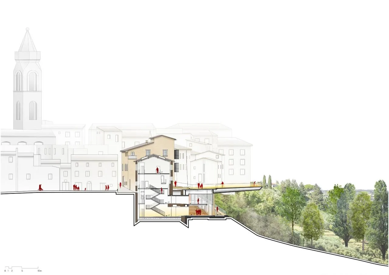 BIM Architecture | Tuscany 'Valley Floating Bridge'/New Works by MC A