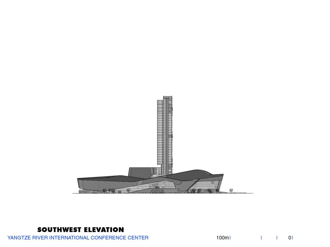 BIM Architecture | Yangtze River International Convention Center/Morphosis