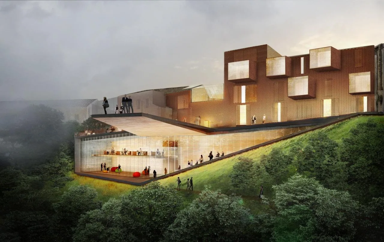BIM Architecture | Tuscany 'Valley Floating Bridge'/New Works by MC A