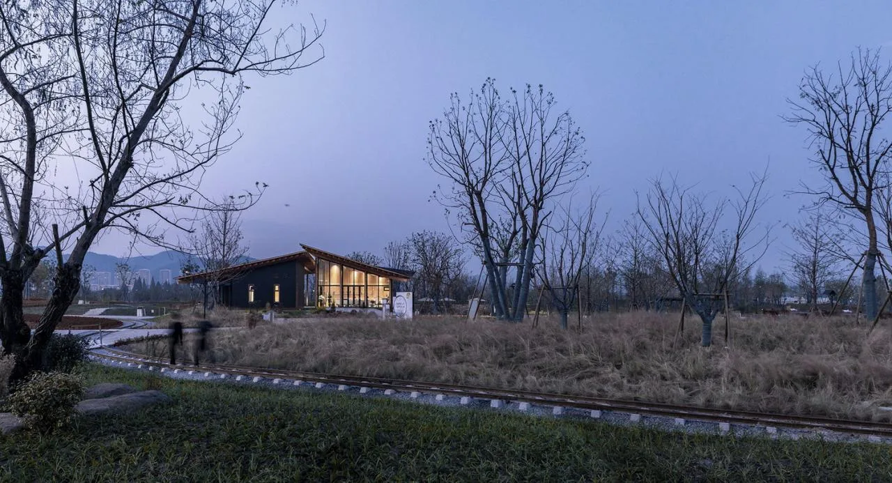 BIM Architecture | Fuyang Yangpi Lake Wetland Reception Center/Jianlin Architectural Design Firm
