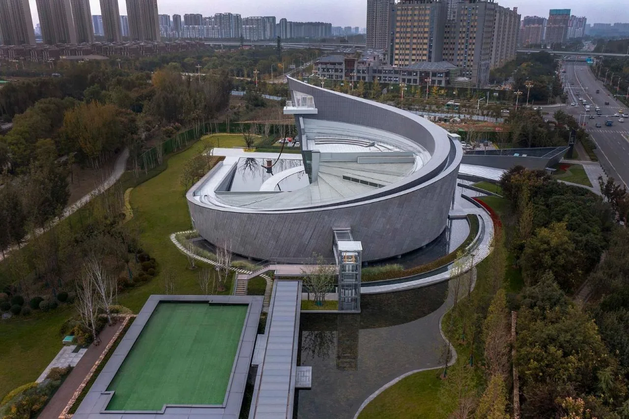 BIM Architecture | Jining Canal Culture and Art Center/Architectural Landscape Design