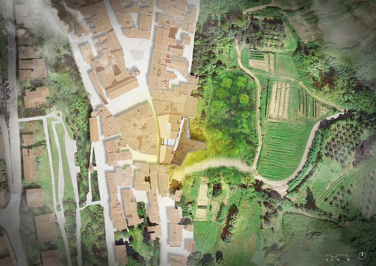 BIM Architecture | Tuscany 'Valley Floating Bridge'/New Works by MC A