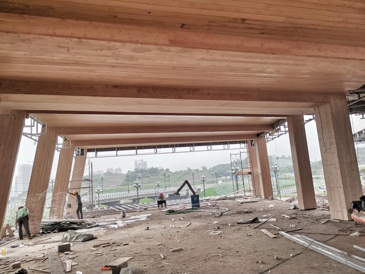 BIM Architecture | Integrated Design of Wooden Construction | Yibin Bai Lan Aesthetics Museum: How does architecture grow on the ground?