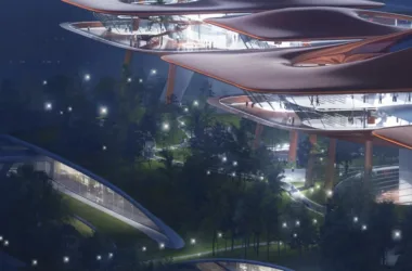 MAD Architects Wins Chongqing Cuntan International Cruise Center Competition with Innovative Gantry Crane Design-BIM WORLD