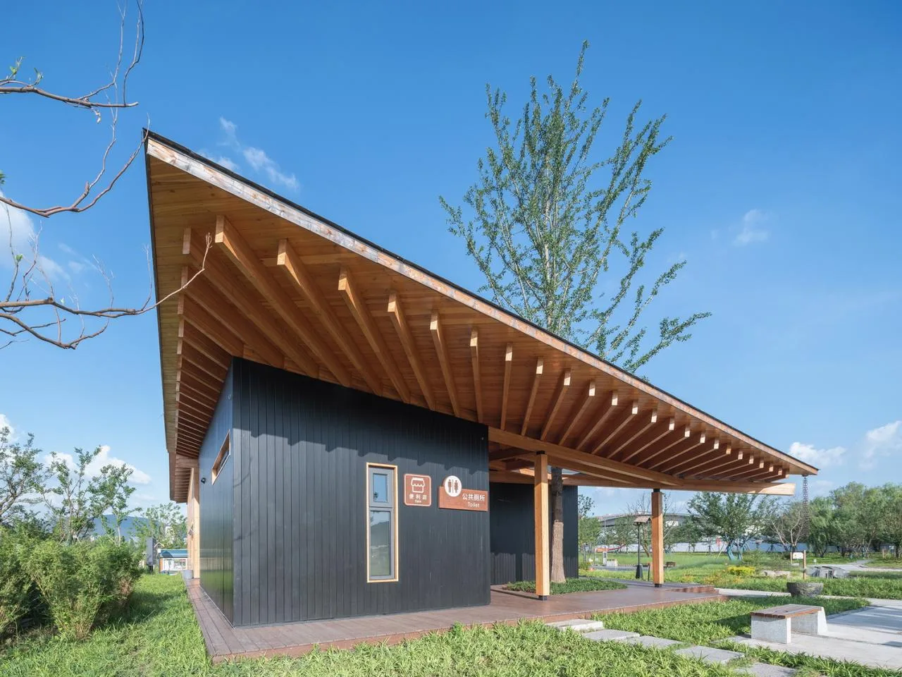 BIM Architecture | Fuyang Yangpi Lake Wetland Reception Center/Jianlin Architectural Design Firm
