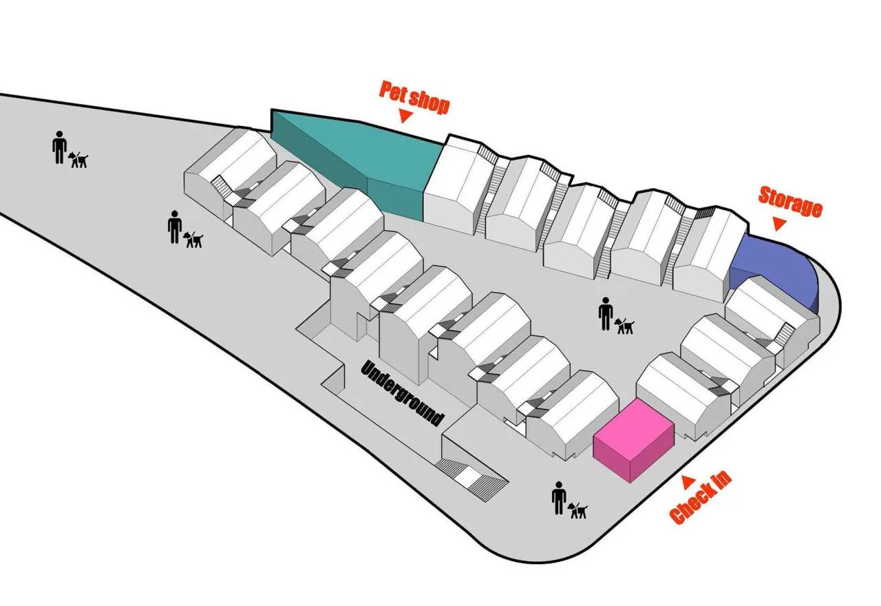 BIM architecture | Pet hotel: kennel/high-rise building