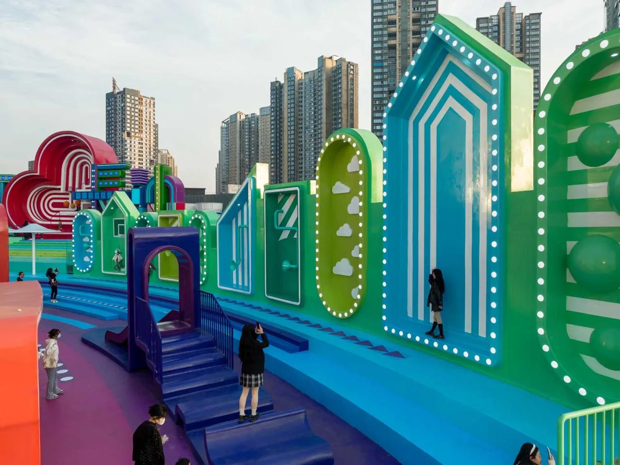 BIM Architecture | Roof Public Space Renovation: Above the Rainbow/Baizhu Architectural Design Consulting (Shanghai) Co., Ltd