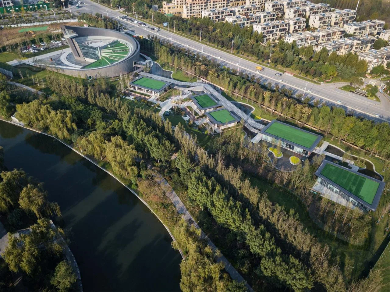 BIM Architecture | Jining Canal Culture and Art Center/Architectural Landscape Design
