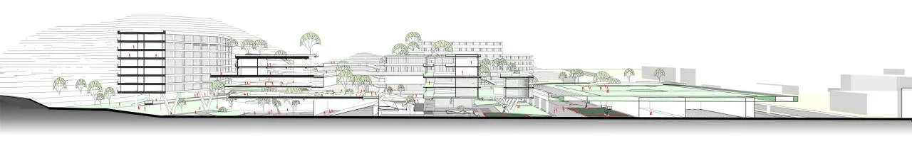 BIM Architecture | Mountain School: Shenzhen No.33 Senior High School (Bid Candidate)/Shanghai Huadu Architectural Planning and Design Co., Ltd