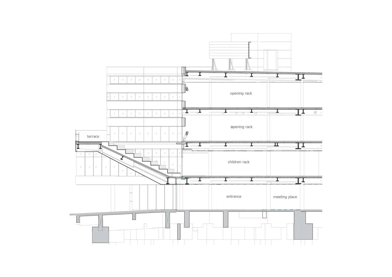 BIM Architecture | Librio Bridge (Comprehensive Facilities of Xingqiao City Library)/Sanshang Architectural Firm