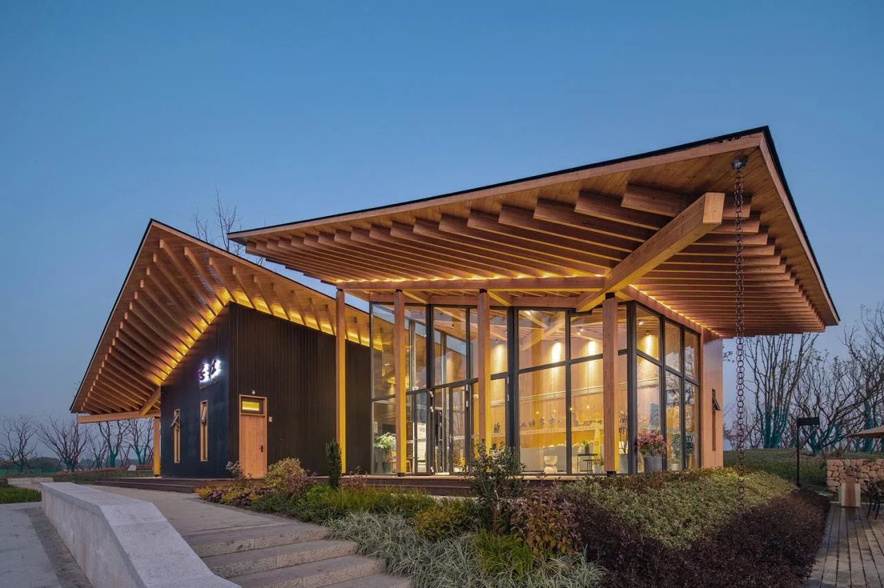 BIM Architecture | Fuyang Yangpi Lake Wetland Reception Center/Jianlin Architectural Design Firm