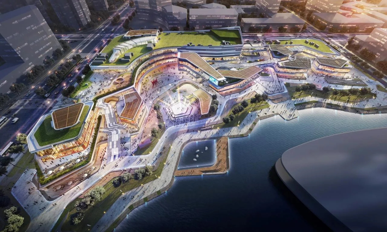 BIM Architecture | New Experience of Lakeside Shopping: Jinwan Commercial Center Completed and Opened/10 Design