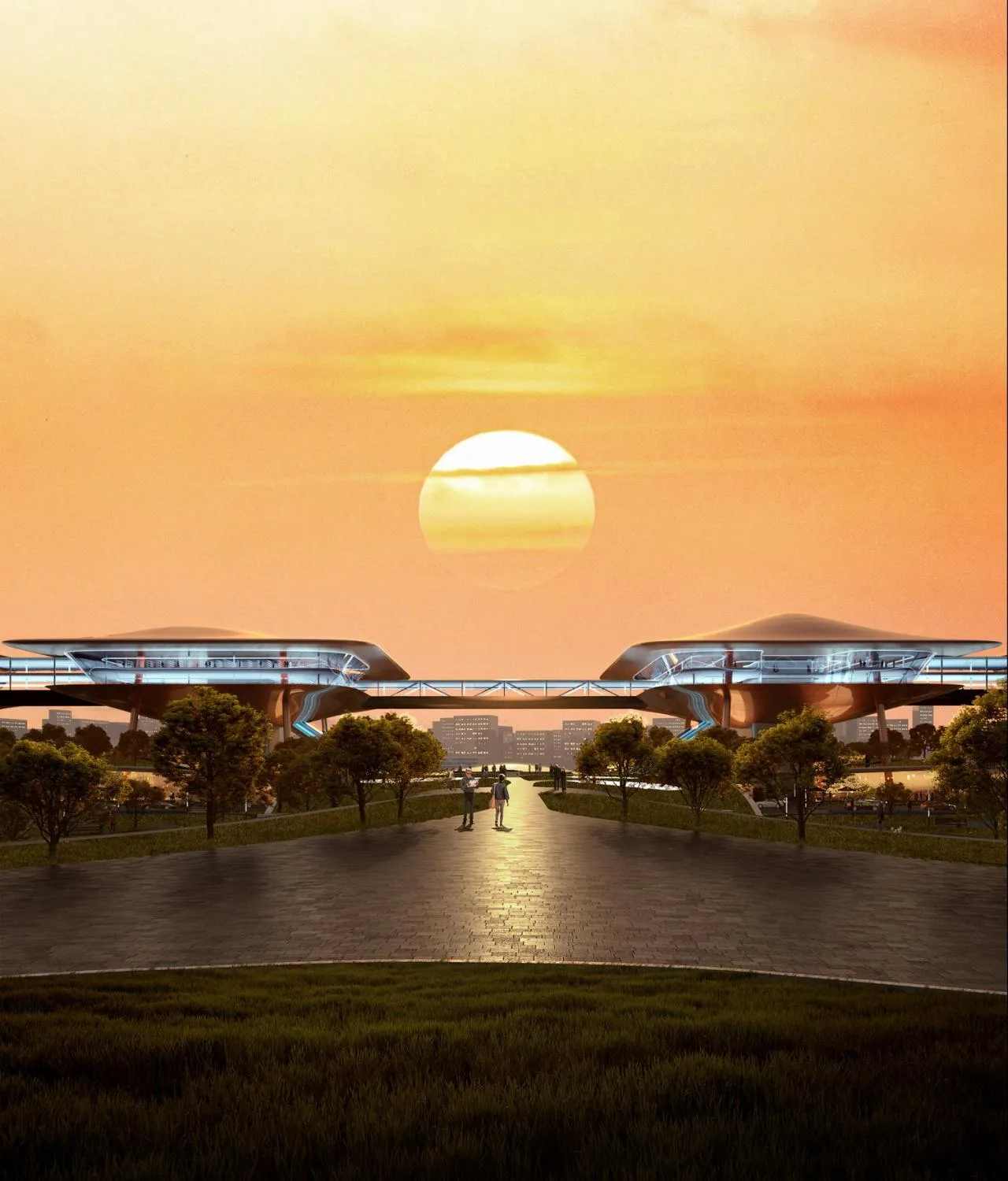 BIM architecture | 'gantry crane' | MAD wins Chongqing Cuntan International Cruise Center competition