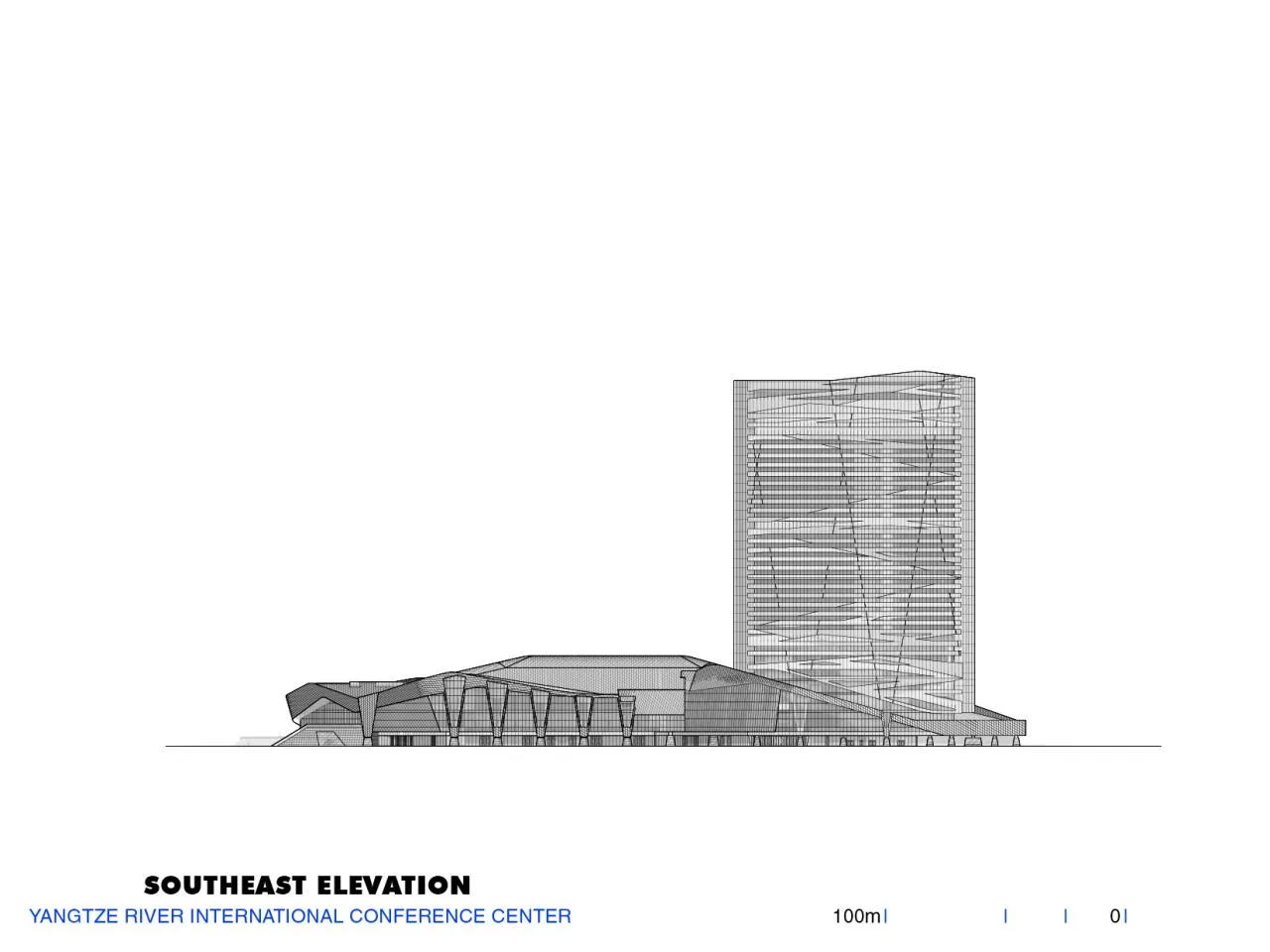 BIM Architecture | Yangtze River International Convention Center/Morphosis