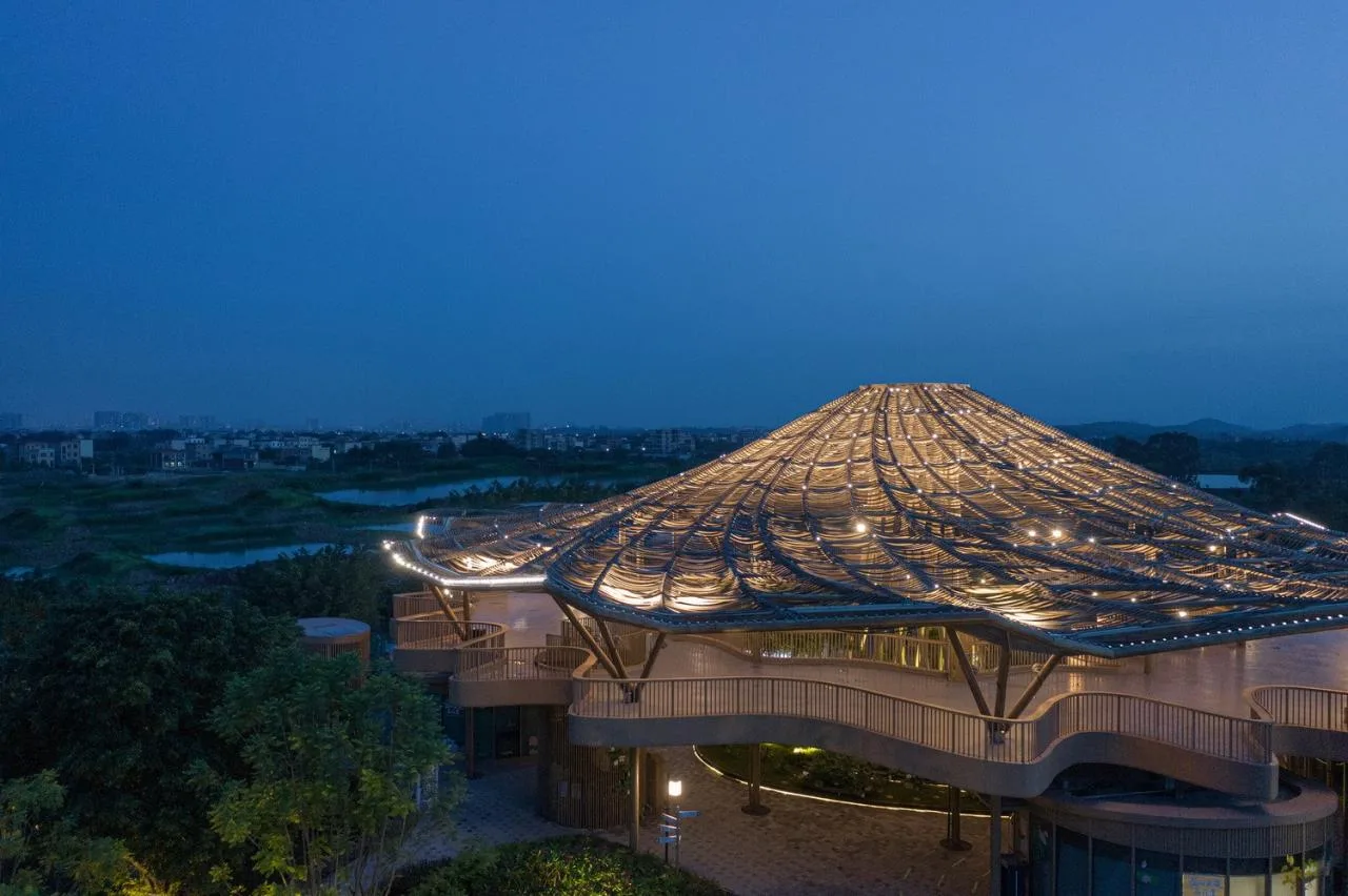 BIM Architecture | Gulao Water Town Cultural Ecological Tourism Resort Guest Center/Shenzhen Huahui Design