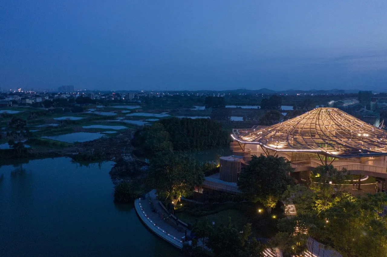 BIM Architecture | Gulao Water Town Cultural Ecological Tourism Resort Guest Center/Shenzhen Huahui Design