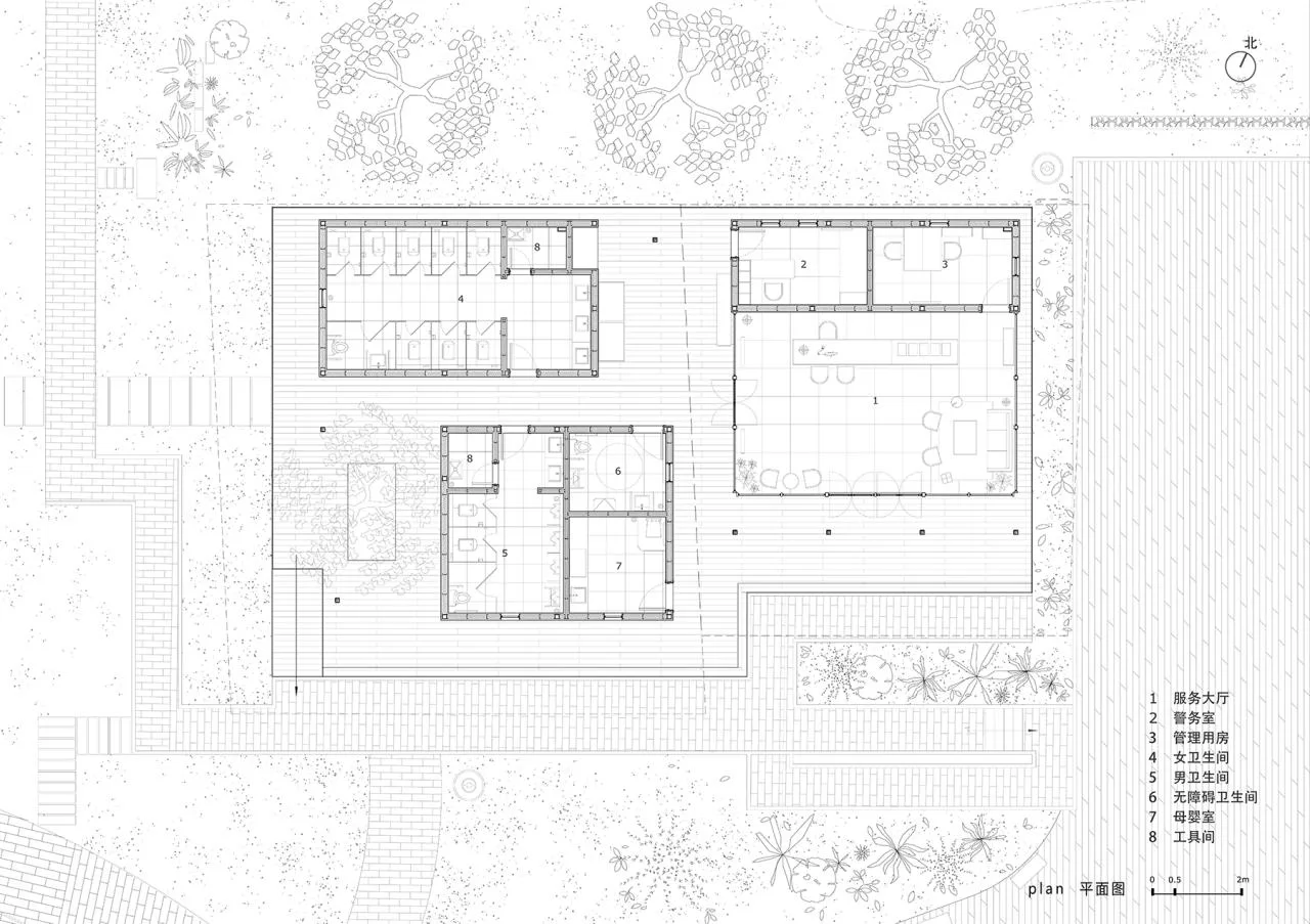 BIM Architecture | Fuyang Yangpi Lake Wetland Reception Center/Jianlin Architectural Design Firm