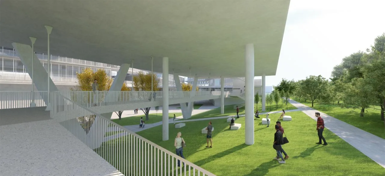 BIM Architecture | Mountain School: Shenzhen No.33 Senior High School (Bid Candidate)/Shanghai Huadu Architectural Planning and Design Co., Ltd