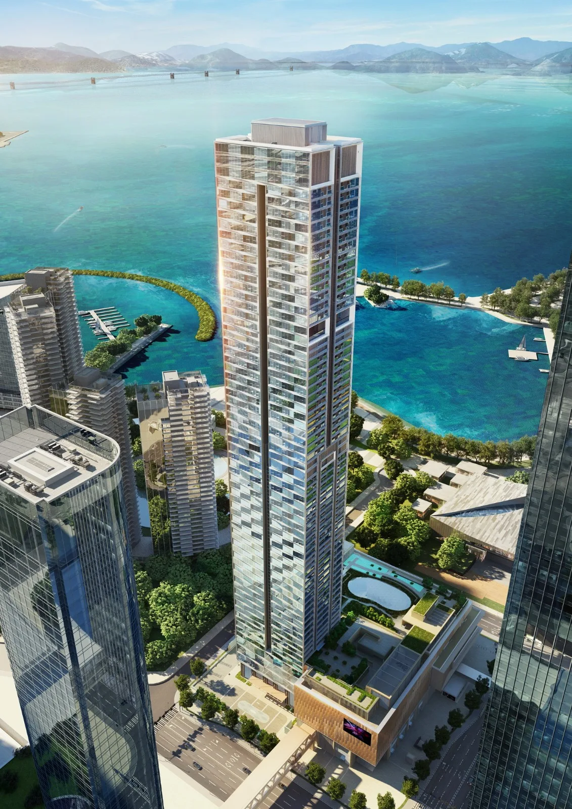 BIM Architecture | Craftsmanship Interpretation of Shenzhen Taizi Bay Coastal Luxury Landmark/10 Design