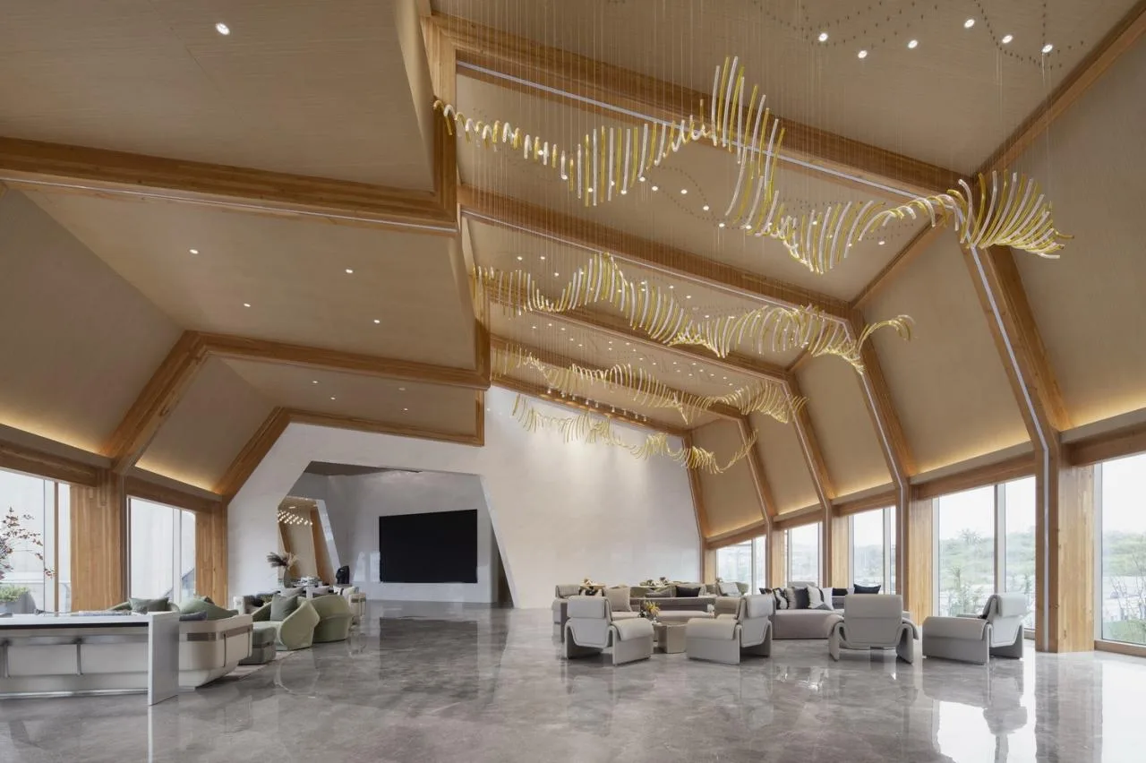 BIM Architecture | Integrated Design of Wooden Construction | Yibin Bai Lan Aesthetics Museum: How does architecture grow on the ground?