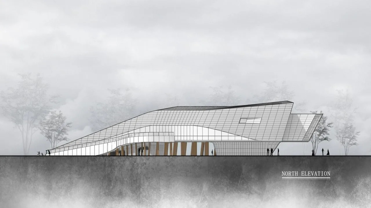 BIM Architecture | Integrated Design of Wooden Construction | Yibin Bai Lan Aesthetics Museum: How does architecture grow on the ground?