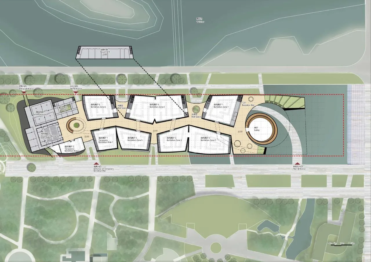 BIM Architecture | Gu Shu Yu Zhang: Scheme Design for the New Building of Sanxingdui Museum/Beijing Institute of Architectural Design and Research Co., Ltd