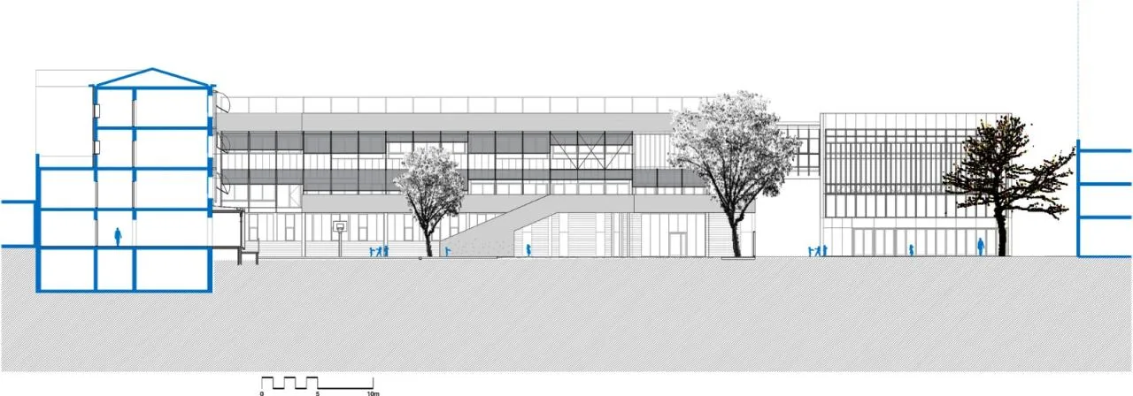 BIM Architecture | Primary School Expansion: Mar Bella School/SUMO arquitectes