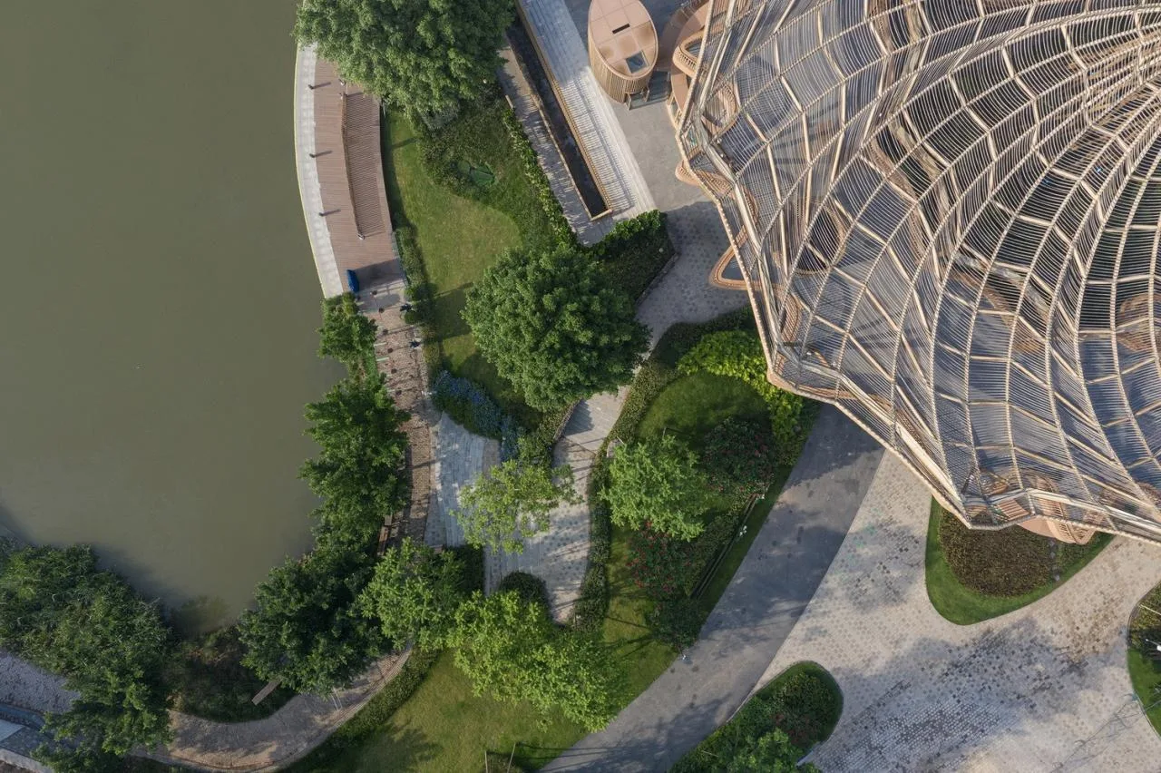 BIM Architecture | Gulao Water Town Cultural Ecological Tourism Resort Guest Center/Shenzhen Huahui Design