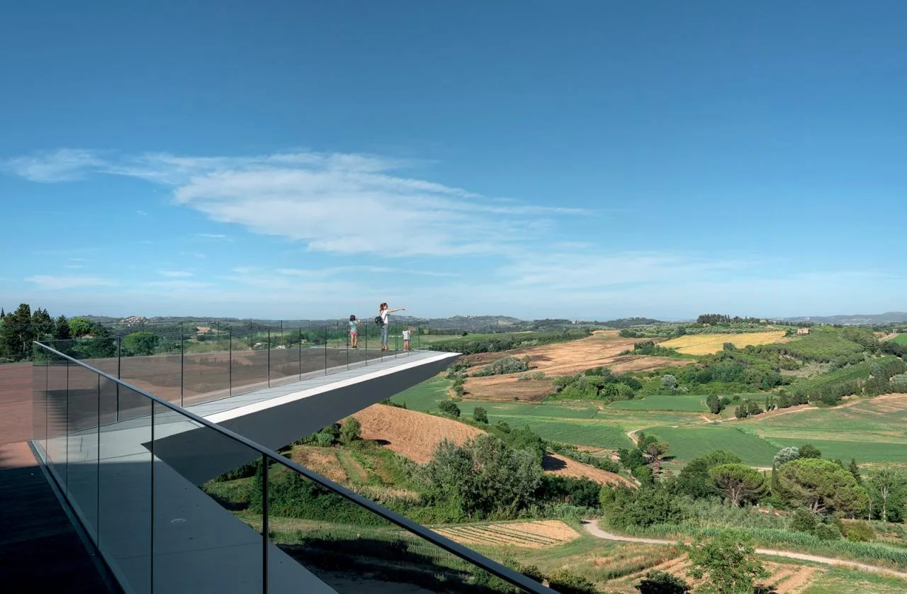 BIM Architecture | Tuscany 'Valley Floating Bridge'/New Works by MC A