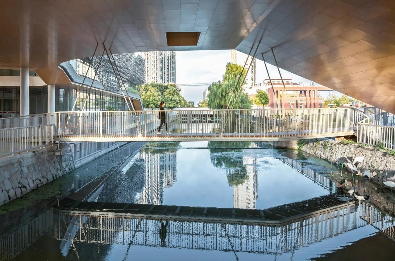 BIM Architecture | Bridge Teaching Building - Yancheng Foreign Language School Innovation Center/General Architecture