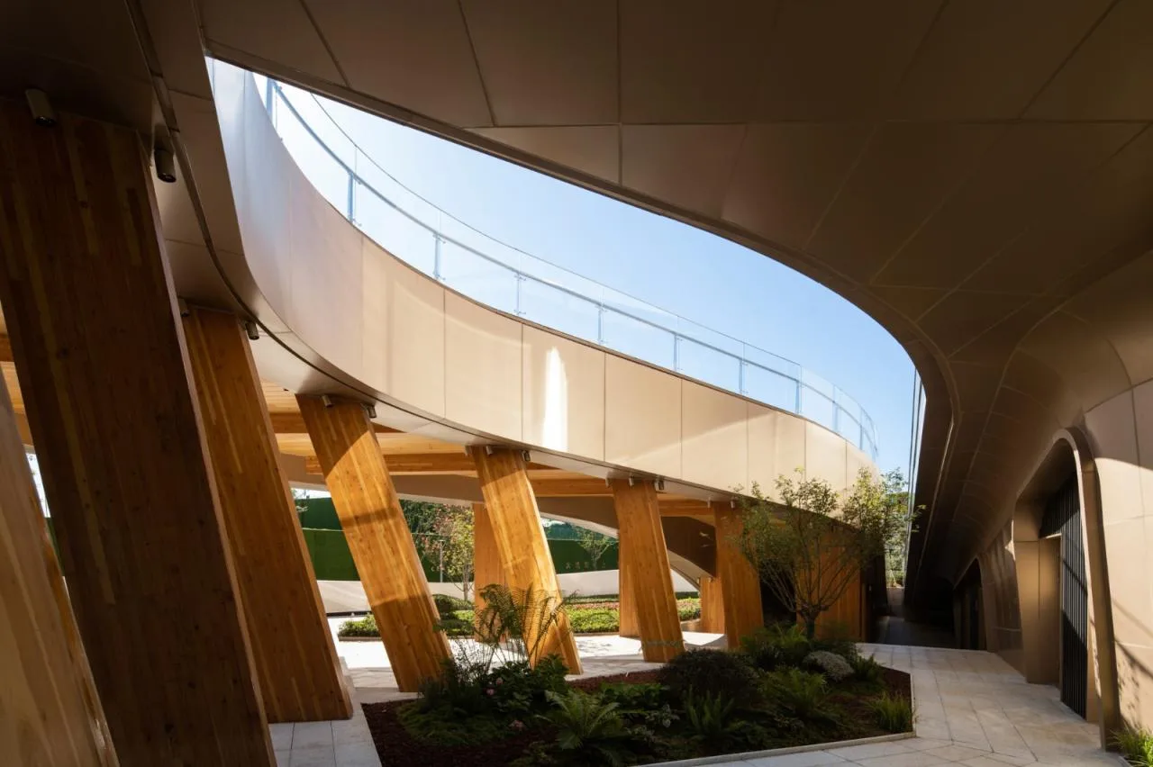 BIM Architecture | Integrated Design of Wooden Construction | Yibin Bai Lan Aesthetics Museum: How does architecture grow on the ground?