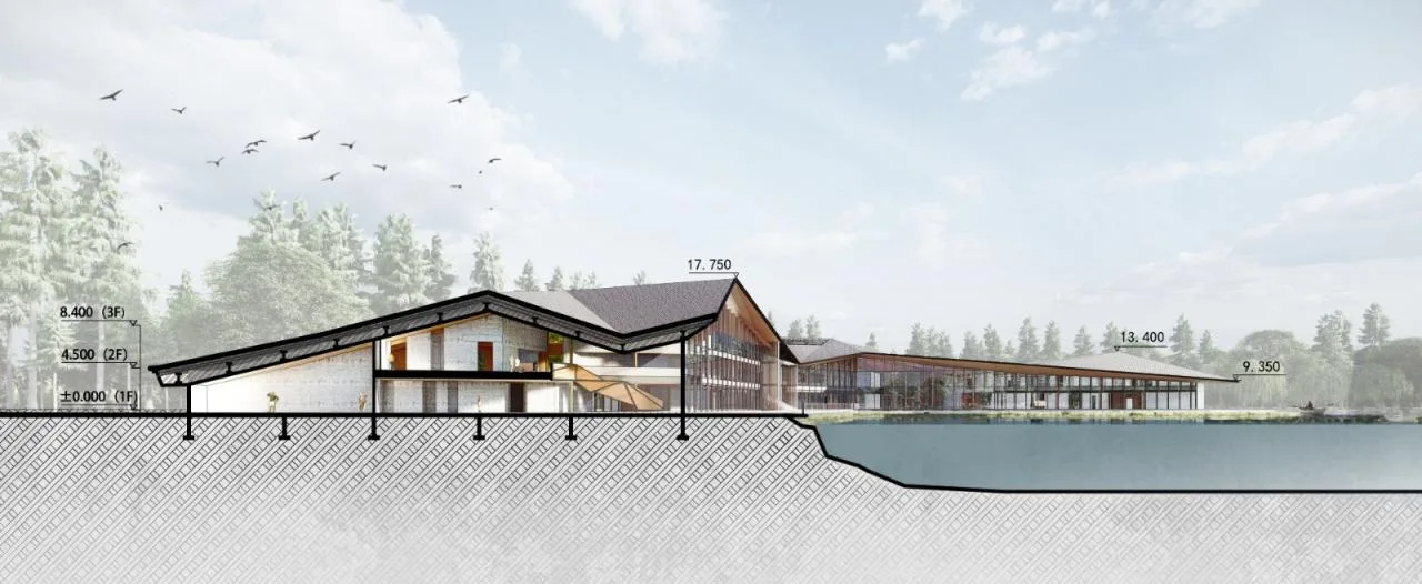 BIM Architecture | Changxing Island Country Park Visitor Center/Mikawa Studio+Waterstone Design