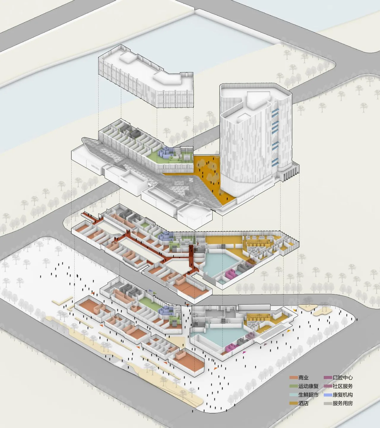 BIM Architecture | Mixed Reality: Innovative Practice of Urban Health and Wellness Complex/Urban Design
