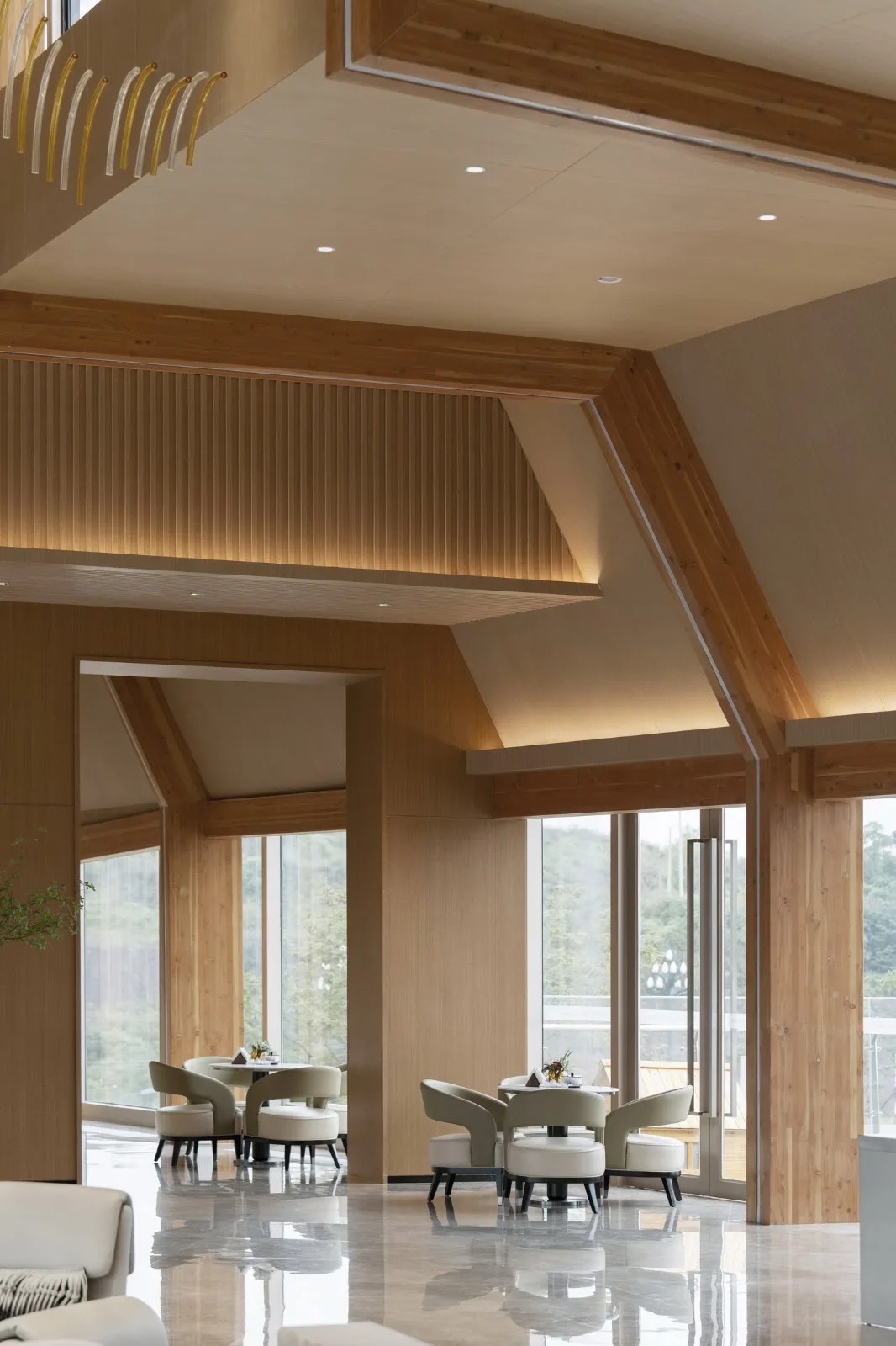 BIM Architecture | Integrated Design of Wooden Construction | Yibin Bai Lan Aesthetics Museum: How does architecture grow on the ground?