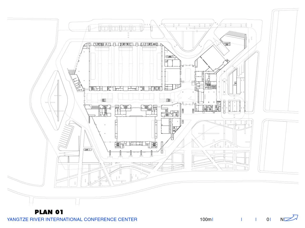 BIM Architecture | Yangtze River International Convention Center/Morphosis