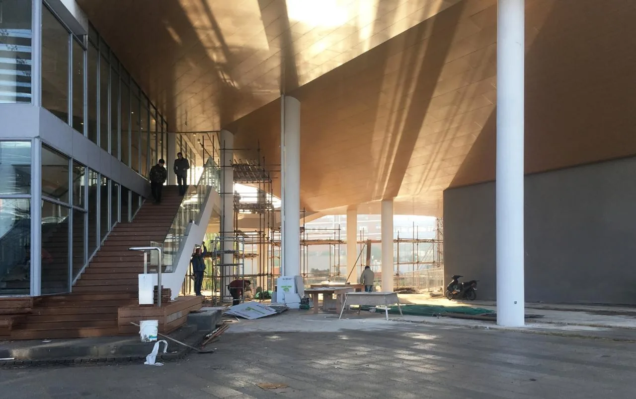 BIM Architecture | Bridge Teaching Building - Yancheng Foreign Language School Innovation Center/General Architecture