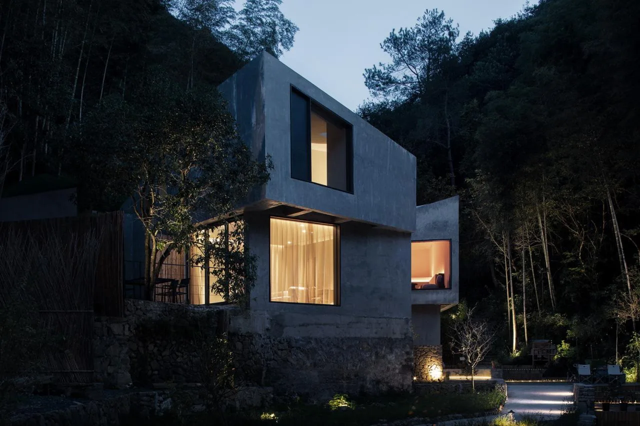 BIM Architecture | Tonglu Liuyun Township Villa, Hidden Secret Realm in the Mountains/MDO Mujun Architectural Design